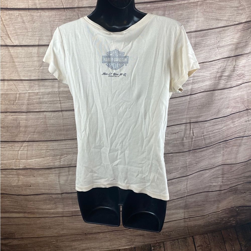 Ladies Lg short sleeve Harley Davidson tee - Picture 5 of 12